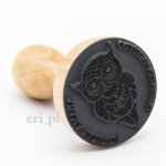 Pieczątka Ex Libris okrągła 140 - Stempel drewniany