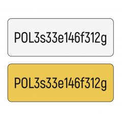 Naklejka operator drona - laminat - 28x10mm