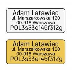 Naklejka operator drona - laminat - 17x7mm