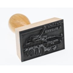 Stempel 50x30mm - Stempel drewniany - WŁASNY WZÓR
