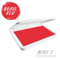 Poduszka z tuszem COLOP Make 2 - Brave Red (70x110mm)