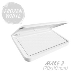 Poduszka z tuszem COLOP Make 2 - Frozen White (70x110mm)