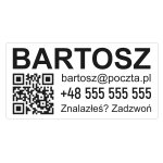 Tabliczka na NARTY (2 szt)