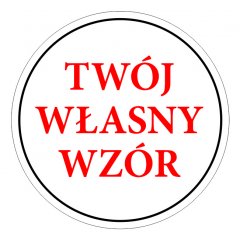 Pieczątka Ex Libris okrągła 000 - Stempel drewniany - WŁASNY WZÓR