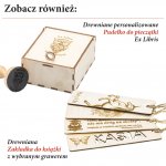 Pieczątka Ex Libris okrągła 027 - Stempel drewniany