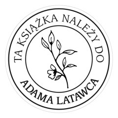 Pieczątka Ex Libris okrągła 028 - Stempel drewniany