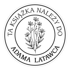 Pieczątka Ex Libris okrągła 036 - Stempel drewniany