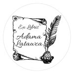 Pieczątka Ex Libris okrągła 039 - Stempel drewniany