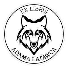 Pieczątka Ex Libris okrągła 057 - Stempel drewniany