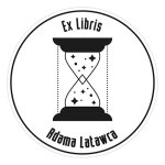 Pieczątka Ex Libris okrągła 073 - Stempel drewniany