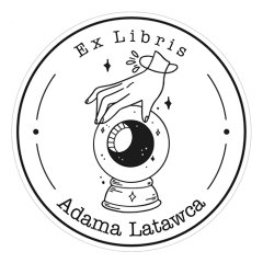 Pieczątka Ex Libris okrągła 077 - Stempel drewniany