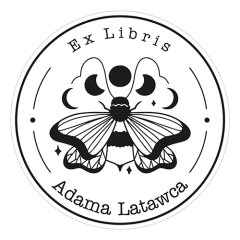 Pieczątka Ex Libris okrągła 078 - Stempel drewniany