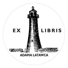 Pieczątka Ex Libris okrągła 116 - Stempel drewniany