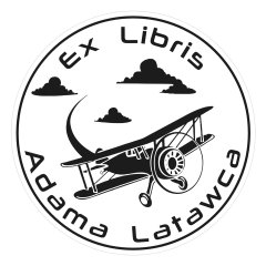 Pieczątka Ex Libris okrągła 139 - Stempel drewniany