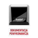 Pieczątka z tekstem Trodat 4911 - 37x14mm - DOKUMENTACJA POWYKONAWCZA