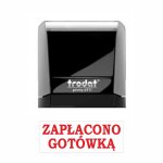 Pieczątka z tekstem Trodat 4911 - 37x14mm - ZAPŁACONO GOTÓWKĄ