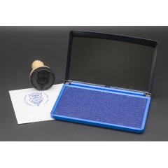 Poduszka z tuszem COLOP Micro 3 90x160mm  - Niebieska