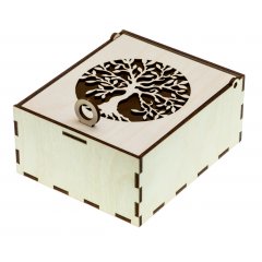 Pudełko ażurowe - Drzewo
